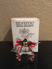 Vintage Hand Crafted Blown Silvestri Glass Ornament 🎠 Carosel Unicorn Christmas