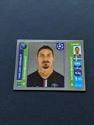 2014-15 Panini UCL Stickers Silver #444 Zlatan Ibrahimovic PSG - Image 1 of 2