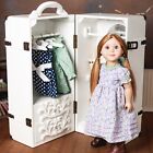 The Queen's Treasures 18" Doll Clothes Storage Case Furniture Fits American Girl