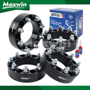 4PC 2" Wheel Spacers 8x6.5 fit Dodge Ram 2500 3500 Ford 9/16" Studs 8 Lug - Picture 1 of 13