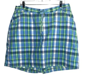 Northcrest Blue Plaid Golf Skort Size 18W Plus Size - Picture 1 of 5