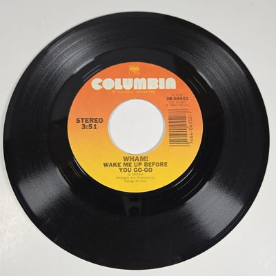 Wham "Wake Me Up Before You Go Go" 45 Vg+ Tested Jukebox  Foto 1 de 4