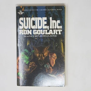RON GOULART SIGNED FIRST EDITION - Suicide, Inc. 1985 - Picture 1 of 5