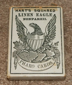 HART'S SQUARED LINEN EAGLE NONPAREIL CARTAS PHORA BARAJA COMPLETA - Imagen 1 de 8