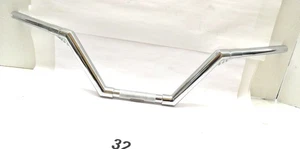 MINT Trask Performance V-Line Chrome 1 1/4" Handlebars with 1" Clamp - Picture 1 of 8