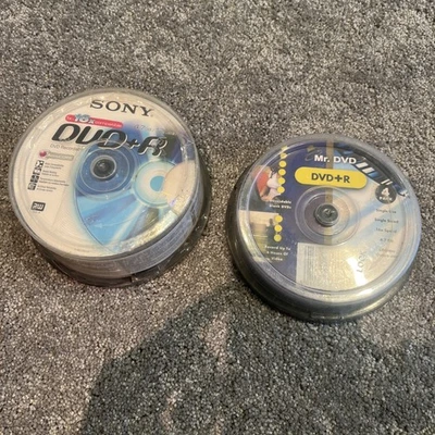 Sony DVD-R 4.7GB 120min Recordable And Mr. DVD 4 Pack Of Disc Both Sealed - Image 1 of 4