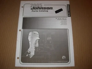 2005 Johnson 25 , 30 HP 4 Stroke Outboard Motor Parts Manual , p/n 5006038 - Picture 1 of 4