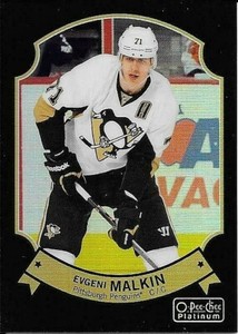 2014-15 O-Pee-Chee Platinum Retro Rainbow Black #17 Evgeni Malkin #049/100
