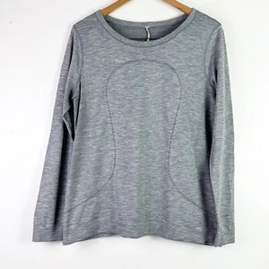 Lululemon Swiftly Tech Athletic Top Long Sleeves Women's Sz 10 Thumbholes - Picture 1 of 8