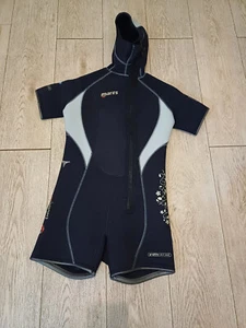 Mares Monopeice Evolution 5+5 mm Short Wetsuit Size 3 + Hood Ladies Mint Cond. - Picture 1 of 13