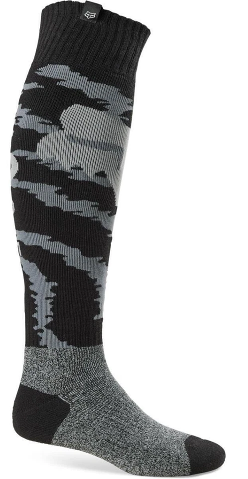 Fox 180 Nuklr MTB Ebike Snowboard Motocross MX Moto Calzini Nero/Bianco - Immagine 1 di 1