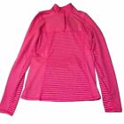 Kyodan Jacket Womens Extra Small 1 4 Zip Mock Neck Stretch Thumb Holes Pink