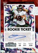 2021 Panini Contenders Cracked Ice Ticket /21 Grant Stuard Rookie Auto RC J68