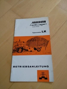 Hagedorn Ladewagen LK Betriebsanleitung Anleitung Handbuch - Bild 1 von 5