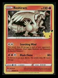 Reshiram 002/025 Celebrations Holo Pokemon Card NM - Picture 1 of 2
