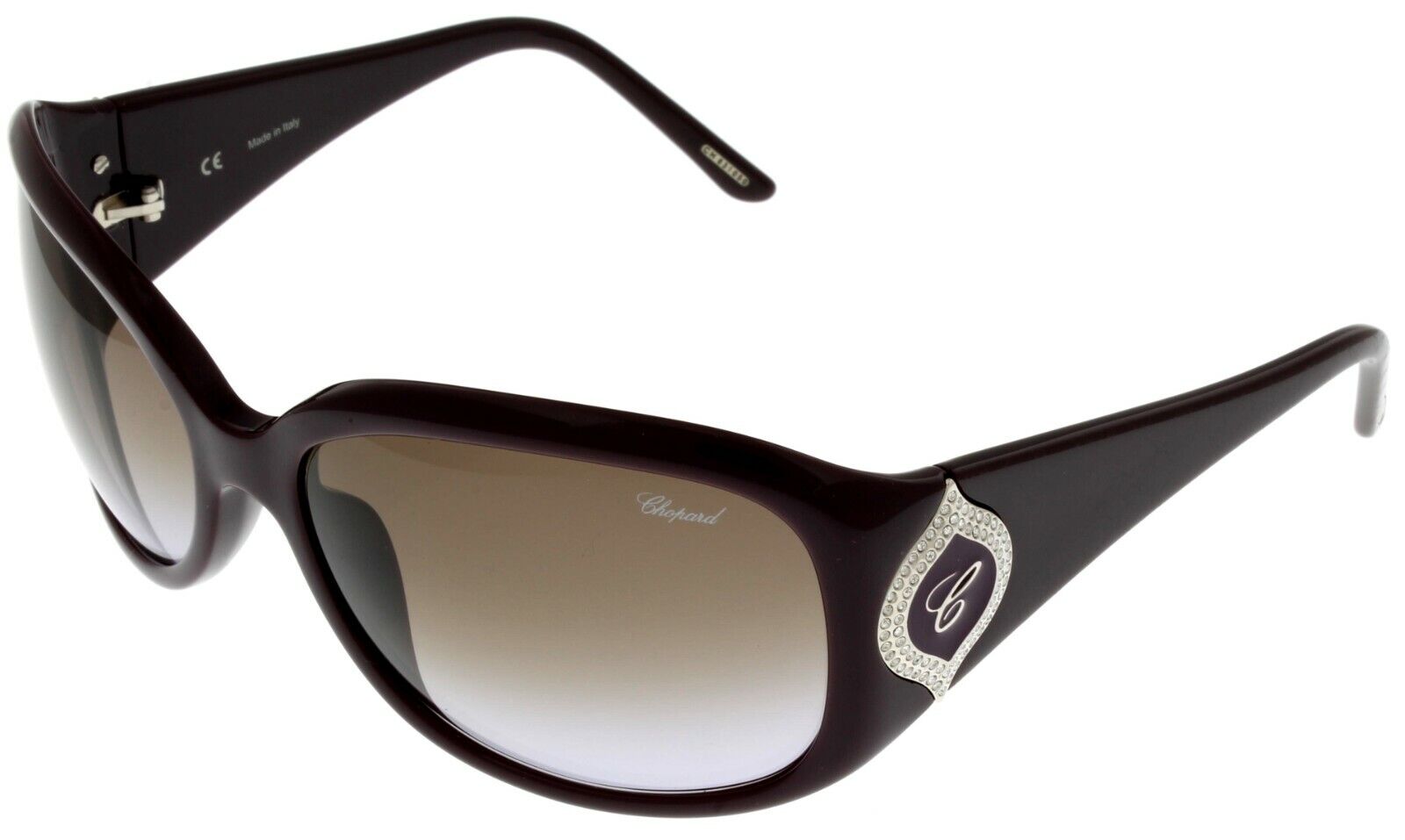 Chopard Sunglasses SCH233R 700V Black / Brown Gradient Lens 