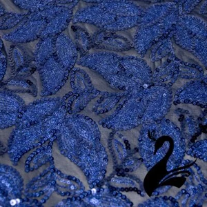 Mesh Polyester 4 Way Stretch Fabric W150cm Style 13274 - Sequin Ava (Price pe... - Picture 1 of 12