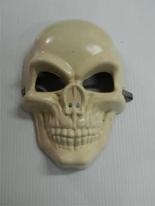 HALLOWEEN HORROR PROP - Modified painted White Skull Mask PVC - Picture 1 of 1