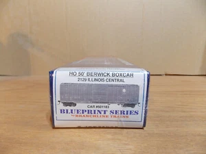 Branchline Blue Print series IC Illinois Central 50' Berwick boxcar kit - Picture 1 of 3