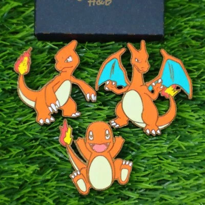 Imán Pokémon Madera, Charmander, Charmeleon, Charizard, Anime Geek & Nerd Regalo Foto 1 de 4