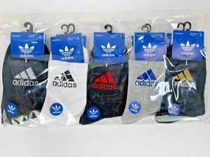 Size 6-10 (7.5-11.5W) - adidas Ankle Socks Sportswear Logo Multicolor 10 Pairs - Picture 1 of 2