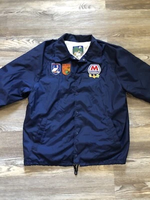 Vintage Ozark Trail Jacket Marathon Oil Made In Egypt Size Large - Image 1 of 4