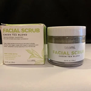 Teami Matcha Green Tea Facial Scrub Natural Exfoliating Body Scrub & Face Scrub - Picture 1 of 5