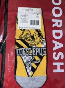 New HARRY  POTTER Hufflepuff Womens No Show Socks Set Of 5 Shoe Size 4-10 - Picture 1 of 1