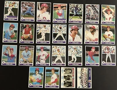 1979 Topps PHILADELPHIA Phillies COMPLETE Team Set STEVE CARLTON Mike SCHMIDT - Image 1 of 4