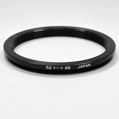 52-46mm Step Down Filter Ring, Japan 52-46 mm, Metal Adapter Stepping - Image 1 of 4