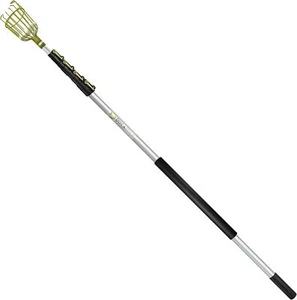 Docapole 24 Ft High Reach Fruit Picker Easy Twist Tool With Bruise Free Basket - Picture 1 of 8