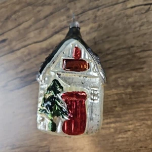 Decorazione natalizia casa vetro soffiato mercurio tedesco occidentale vintage - Foto 1 di 6