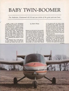 Anderson-Greenwood AG-14 Rapporto aeromobili 2/1/2024e - Foto 1 di 1