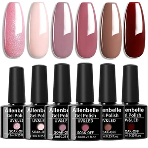 UV Nagellack Set 6 Farben,Gel Nagellack Geschenkset,Shellac Set Uv Gel Nail Art, - Bild 1 von 12