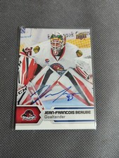 2017 - 2018 Upper Deck Jean-Francois Berube AHL Hockey Auto #72 Hockey Card
