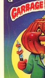 1986 Topps Garbage Pail Kids 153b DUNCAN PUMPKIN PINK SWIRL ERROR Trading Card - Picture 1 of 3