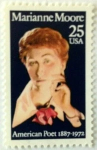 MARIANNE MOORE - EINZELNE GEDENKMARKE - USPS 1991 POSTFRISCH - Bild 1 von 1