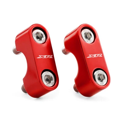 Cubierta de sujeción de manillar roja para HONDA XR 230/250/400 Motard XR650R XR 250R/400R Foto 1 de 4