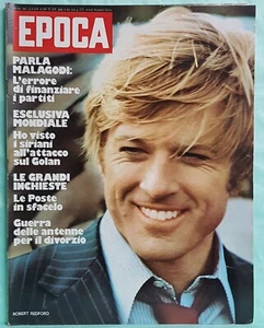 RIVISTA EPOCA-1974-N.1229-REDFORD-MARCONI-JULIETTE GRECO'-MARK SPITZ-BONATTI - Foto 1 di 12