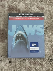 Jaws - 4K Steelbook (New Sealed SOLD OUT OOP HTF Halloweeen Horror BBY) - Picture 1 of 10