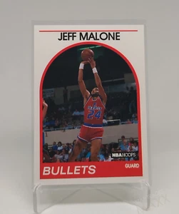 1989 JEFF MALONE #85 NBA HOOPS BULLETS BASKETBALL CARD - Picture 1 of 2