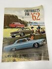 1962 Chevrolet Full Line Oversize Sales Brochure Chevy Corvair Nova Corvette