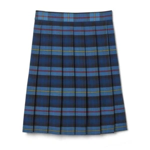 Girls Blue / Red Plaid Pleated Skirt SV9002-F1 French Toast Uniforms Size 7 - 20 - Picture 1 of 1