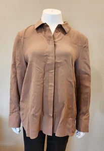 Lafayette 148 100% Silk Long Sleeve Button-up Blouse NWT - Picture 1 of 6