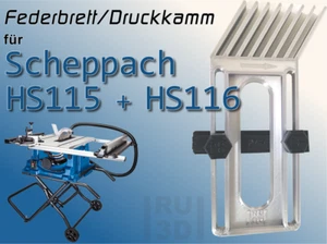 Federbrett Druckkamm für Scheppach HS 115 + 116 Tischkreissäge, FeatherBoard - Picture 1 of 5