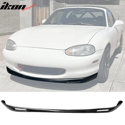 Fits 99-00 Mazda Miata Unpainted OE Style Front Bumper Lip Chin Spoiler Guard PU Foto 1 de 4