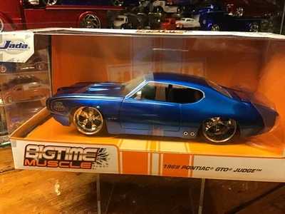 Pontiac GTO Judge 1969 Jada 1:24 azul Foto 1 de 2