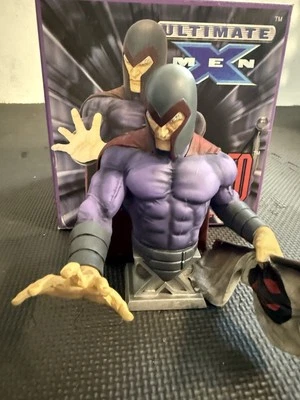 Magneto Marvel Ultimate X-Men Busto Diamante Seleccionar en Caja Original Foto 1 de 4