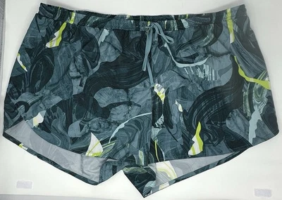 Old Navy Active Go-Dry Blue/Green Swimming Trunks Size XXL - Image 1 of 3