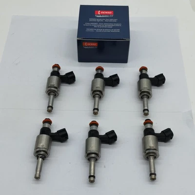 6X Denso Fuel Injectors For 2016-20 Toyota Tacoma Highlander 3.5L V6 23250-0P090 - Imagem 1 de 4